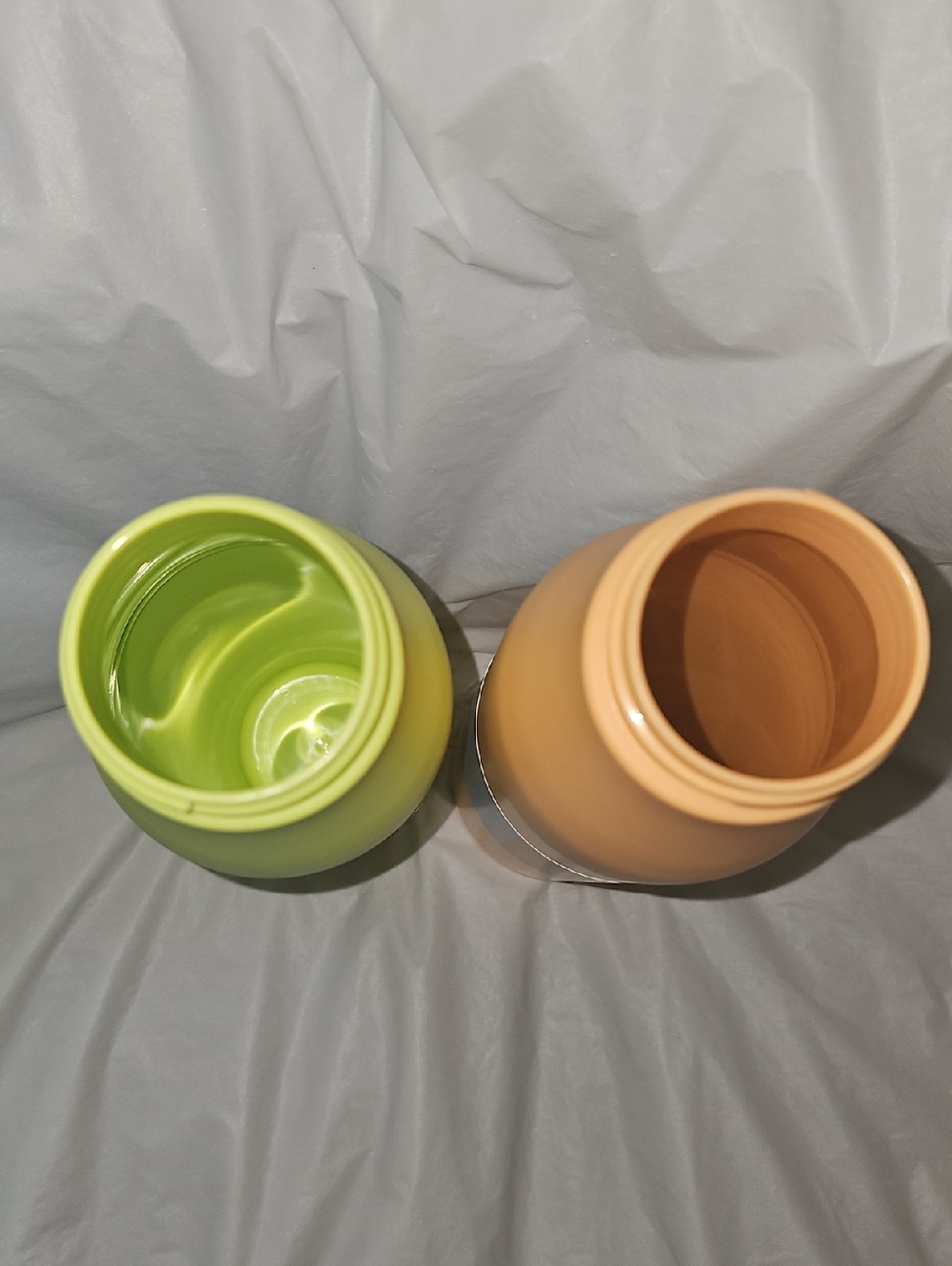 Embark 24 oz Water Bottle - Yellow/Green & Light Orange Screw-Top Lot of 2, New - Picture 11 of 15